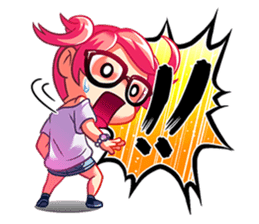 Yui-Yui & the Gang Road: Joker Gals sticker #7321161