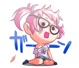 Yui-Yui & the Gang Road: Joker Gals sticker #7321162