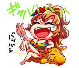 Yui-Yui & the Gang Road: Joker Gals sticker #7321164