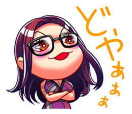 Yui-Yui & the Gang Road: Joker Gals sticker #7321165