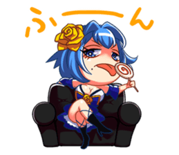 Yui-Yui & the Gang Road: Joker Gals sticker #7321167