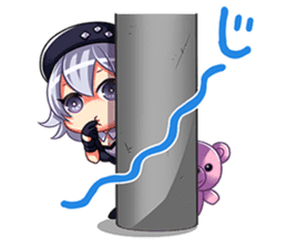 Yui-Yui & the Gang Road: Joker Gals sticker #7321168