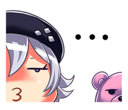 Yui-Yui & the Gang Road: Joker Gals sticker #7321169