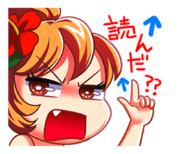 Yui-Yui & the Gang Road: Joker Gals sticker #7321170