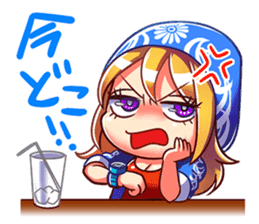 Yui-Yui & the Gang Road: Joker Gals sticker #7321171