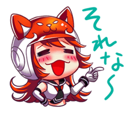 Yui-Yui & the Gang Road: Joker Gals sticker #7321172