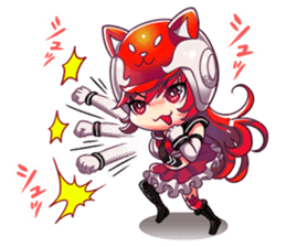 Yui-Yui & the Gang Road: Joker Gals sticker #7321173