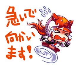 Yui-Yui & the Gang Road: Joker Gals sticker #7321174