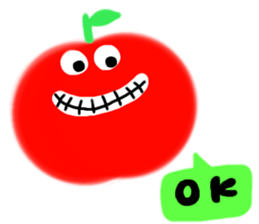 Fresh food ... pleasant friends ... sticker #7321348