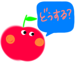 Fresh food ... pleasant friends ... sticker #7321352