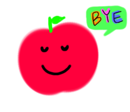 Fresh food ... pleasant friends ... sticker #7321364