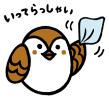 You're out by icsca sparrow sticker #7321466