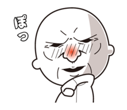 Scary face grand-pa sticker #7321653