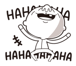 Scary face grand-pa sticker #7321662