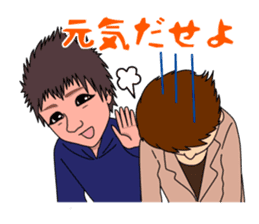 kansai person talkative in a half sticker #7322666