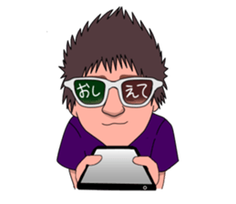 kansai person talkative in a half sticker #7322667