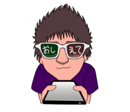 kansai person talkative in a half sticker #7322667