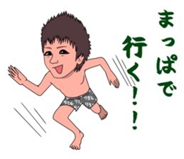 kansai person talkative in a half sticker #7322670