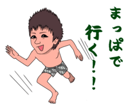 kansai person talkative in a half sticker #7322670