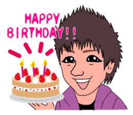 kansai person talkative in a half sticker #7322674