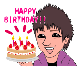 kansai person talkative in a half sticker #7322674