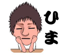 kansai person talkative in a half sticker #7322676