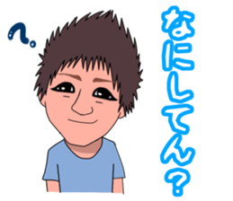 kansai person talkative in a half sticker #7322679