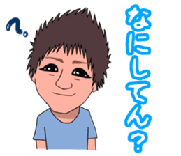 kansai person talkative in a half sticker #7322679