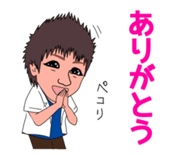 kansai person talkative in a half sticker #7322681