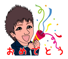 kansai person talkative in a half sticker #7322685