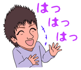 kansai person talkative in a half sticker #7322686