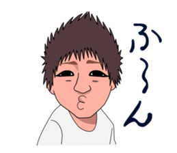 kansai person talkative in a half sticker #7322688