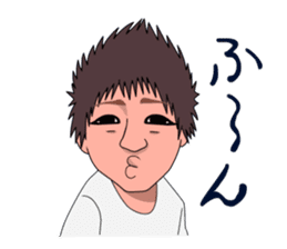 kansai person talkative in a half sticker #7322688