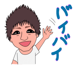 kansai person talkative in a half sticker #7322691