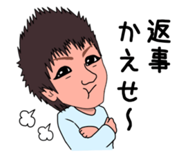 kansai person talkative in a half sticker #7322694