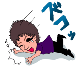 kansai person talkative in a half sticker #7322699