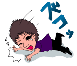 kansai person talkative in a half sticker #7322699