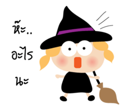 Luna a little witch sticker #7322910