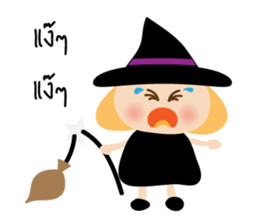 Luna a little witch sticker #7322928