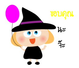 Luna a little witch sticker #7322939