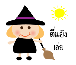 Luna a little witch sticker #7322941