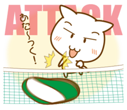 Beach ball Valley borrowed cat hand sticker #7323348