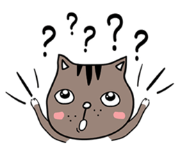 Grey-Ray the cat sticker #7323795