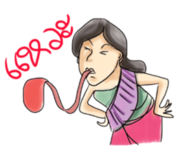 We love Thai ghosts sticker #7324206