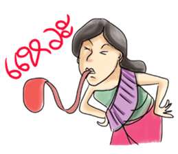 We love Thai ghosts sticker #7324206