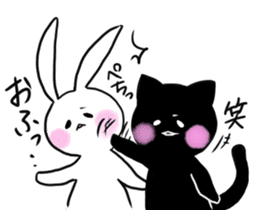 Bunny and sometimes Neko-kun sticker #7324538