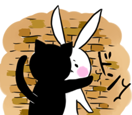 Bunny and sometimes Neko-kun sticker #7324539