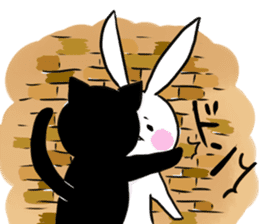 Bunny and sometimes Neko-kun sticker #7324539