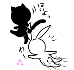 Bunny and sometimes Neko-kun sticker #7324541