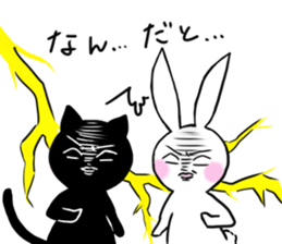 Bunny and sometimes Neko-kun sticker #7324542